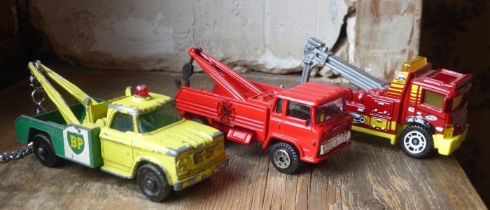 Tow trucks Matchbox and Yatming