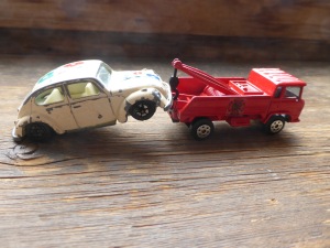 Yatming Tow truck and Beetle
